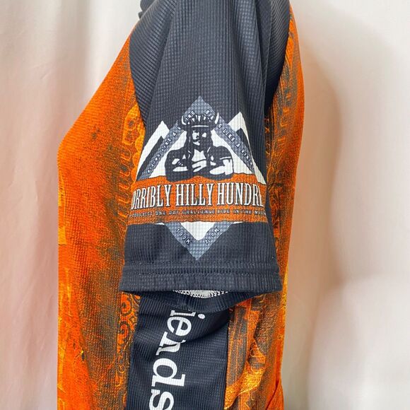 Men’s Medium Cycling Jersey Voler Horribly Hilly Hundreds 3 Quarter Zip - Picture 6 of 11